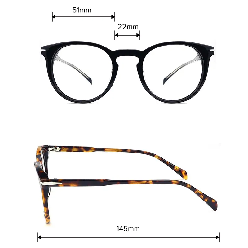 Boston-style round eyeglass frames - Image 9