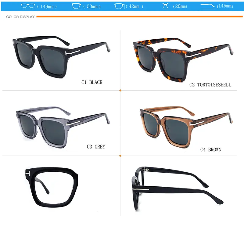 Tomford rectangle prescription eyeglasses square spectacle frames sunglasses for man and women -Wenzhou eyewear wholesaler factory (26)