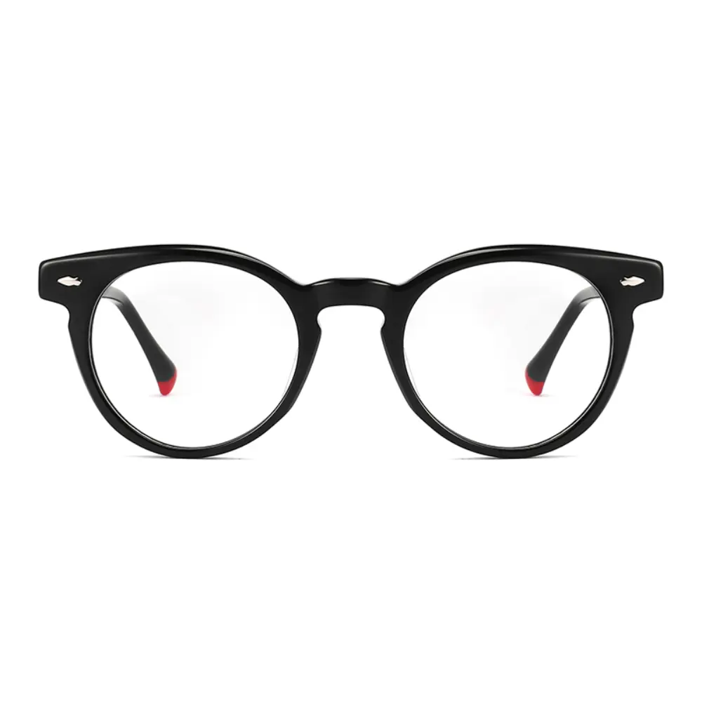 YX240692 female and male round cat eye eyeglasses circle spectacle frames for men and women - Wenzhou eyewear wholesale manufacturer (3)