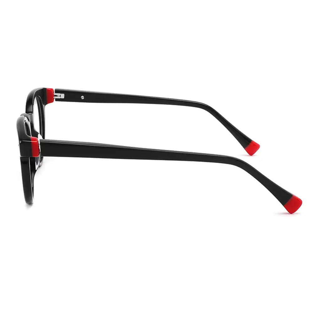 YX240692 female and male round cat eye eyeglasses circle spectacle frames for men and women - Wenzhou eyewear wholesale manufacturer (3)