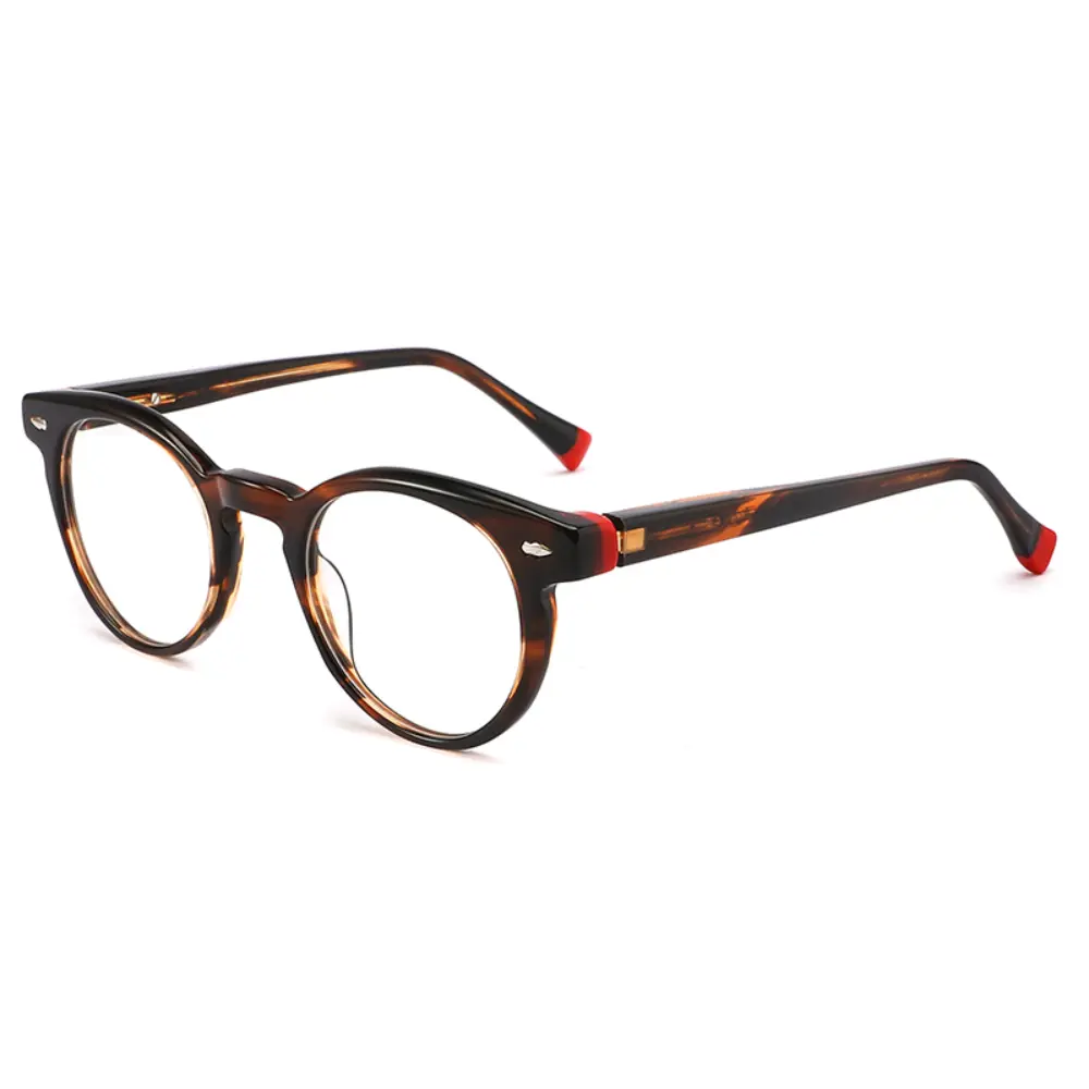 YX240692 female and male round cat eye eyeglasses circle spectacle frames for men and women - Wenzhou eyewear wholesale manufacturer (3)