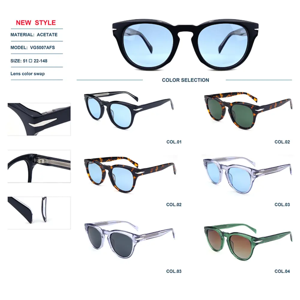 YX240800 female and male round cat eye eyeglasses circle spectacle frames for men and women - Wenzhou eyewear wholesale manufacturer (5)