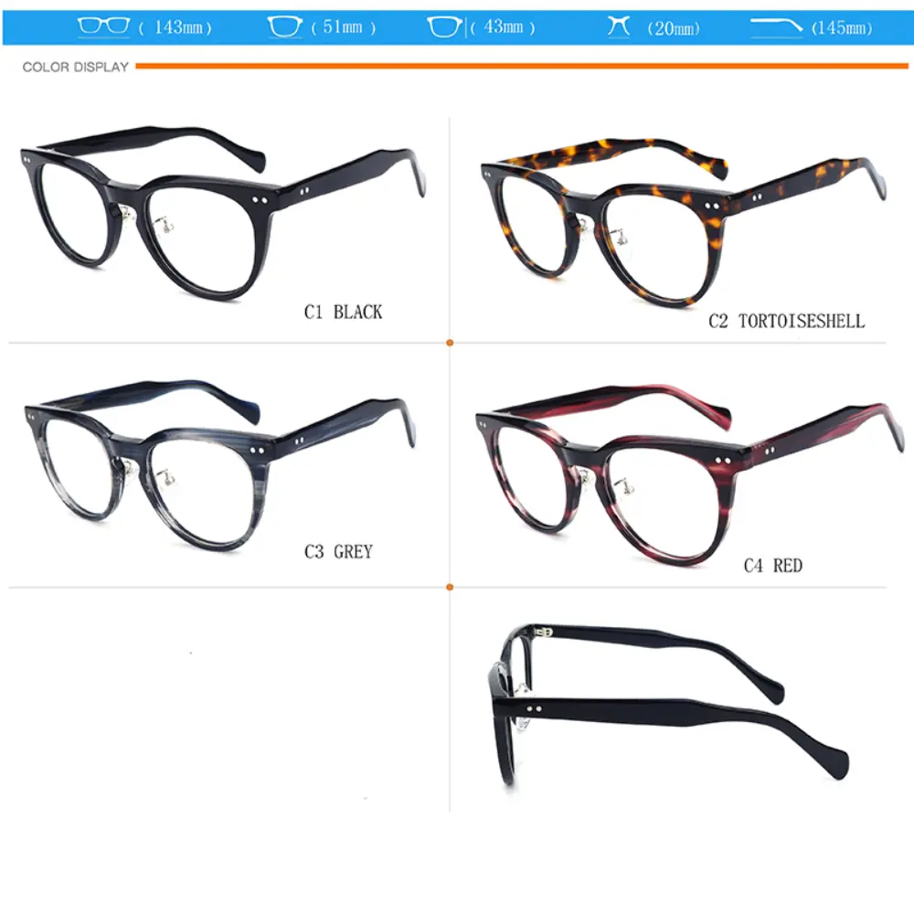 female and male round cat eye eyeglasses circle spectacle frames for men and women - Wenzhou eyewear wholesale manufacturer (19)