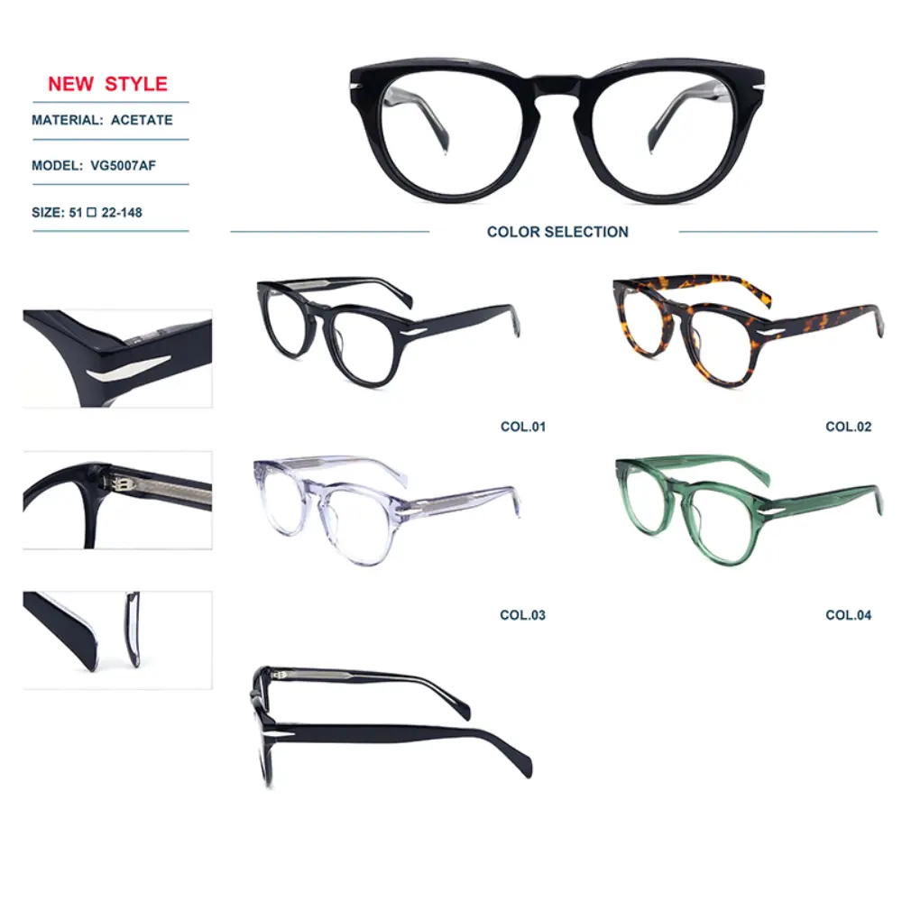 female and male round cat eye eyeglasses circle spectacle frames for men and women - Wenzhou eyewear wholesale manufacturer (5)