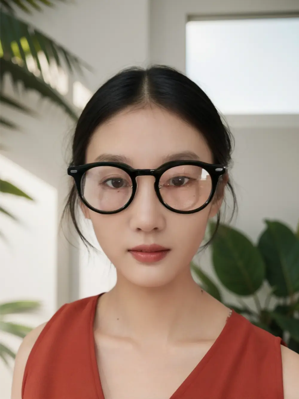 female and male round cat eye eyeglasses circle spectacle frames for men and women - Wenzhou eyewear wholesale manufacturer (19)